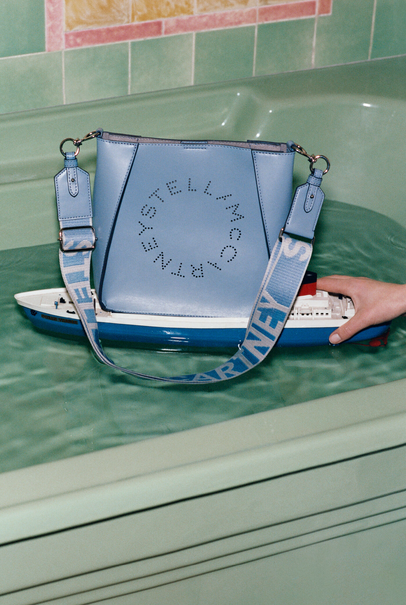 Stella McCartney Blue Logo Bag Stella McCartney Blue Logo Bag